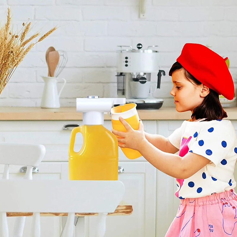 DM Automatic Drink Dispenser, Milk Dispenserfor Fridge Gallon, USB Rechargeable Food-Grade Touchless Beverage Dispenser-Electric Beer Tap with Date Recorder, Micro-Switch Sealing Cover, Cleaning Brush - Image 3